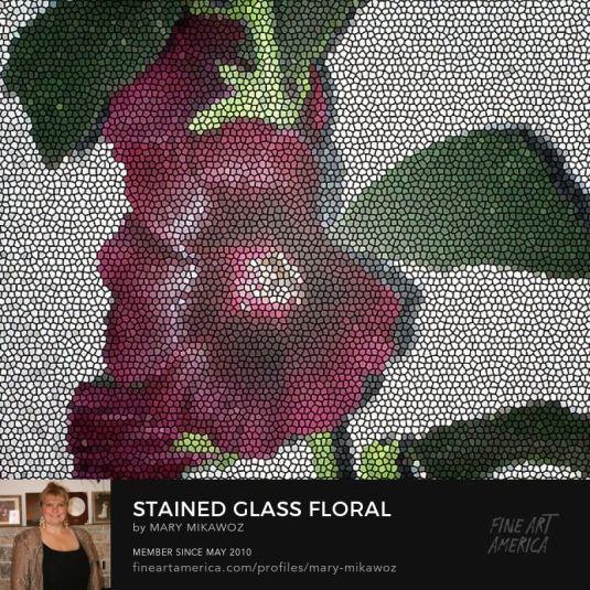 Mikawoz Stained Glass Floral